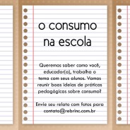 Como você trabalha o tema consumo e infância?