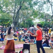 Três anos da REBRINC com feira de troca e contação de histórias em Brasília