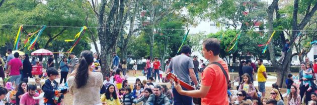 Três anos da REBRINC com feira de troca e contação de histórias em Brasília